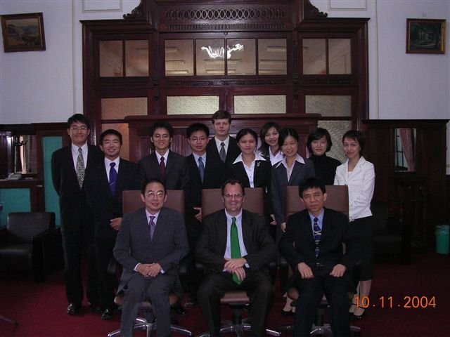 2004 WTO新聞處處長Mr. Keith Rockwell來訪