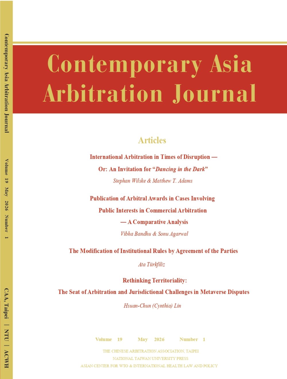 CAAJ Vol. 19.1 Published